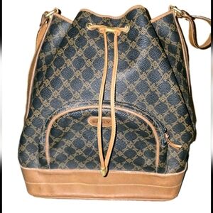 Bally Black and Brown Women's Bucket Bag